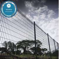 Galvanized Decorative 3D BRC Fence of Welded Wire Roll Top Fencing(Guangzhou Factory)