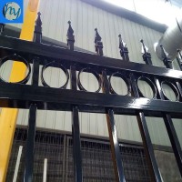 Decorative Low Price High Quality ISO9001 Cheap Wrought Iron Fence/Metal Steel Fence